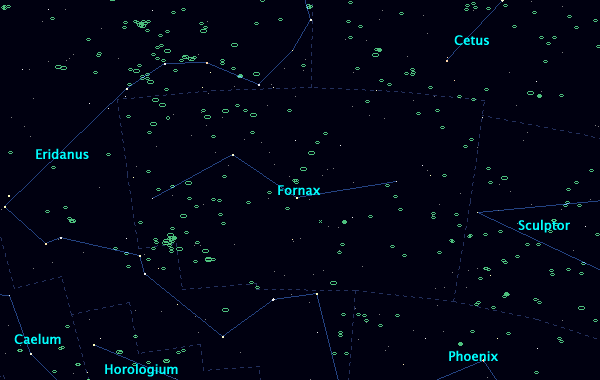 <Clickable Map of constellation Fornax>