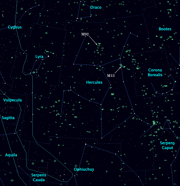 <Clickable Map of constellation Hercules>