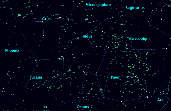 <Clickable Map of constellation Indus>