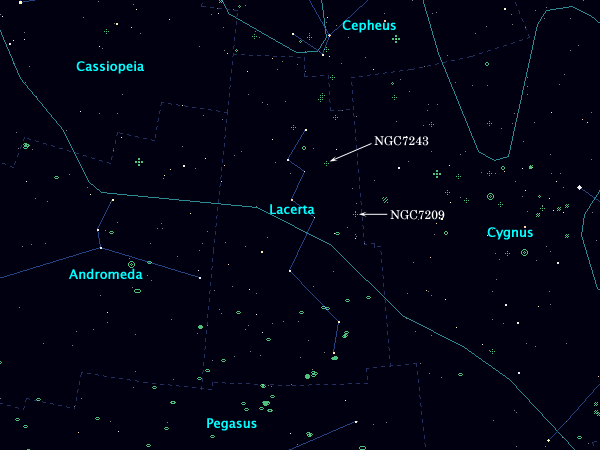 <Clickable Map of constellation Lacerta>