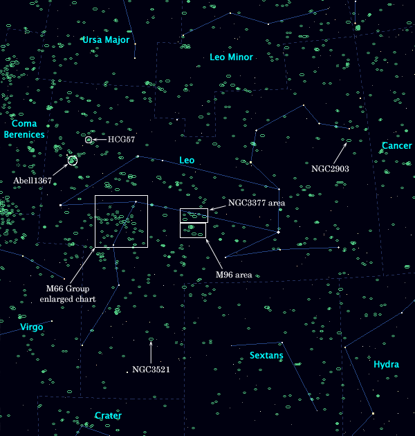 <Clickable Map of constellation Leo>