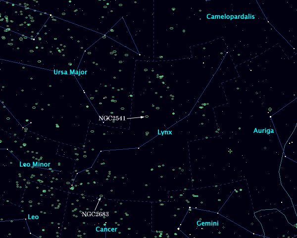 <Clickable Map of constellation Lynx>
