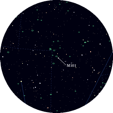 <M101付近クリッカブルマップ>