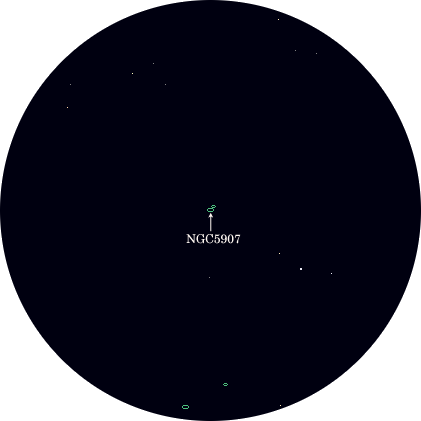 <NGC5907付近クリッカブルマップ>