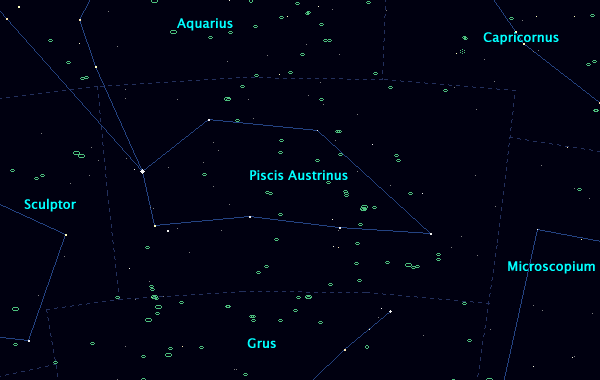 <Clickable Map of constellatio Piscis Austrinus>