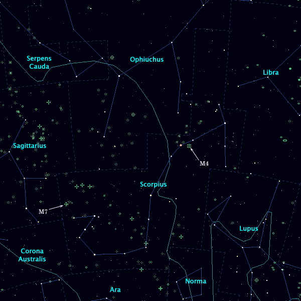 <Clickable Map of constellation Scorpius>