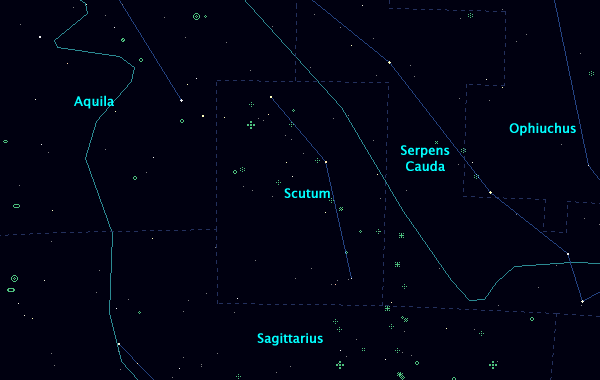 <Clickable Map of constellation Scutum>