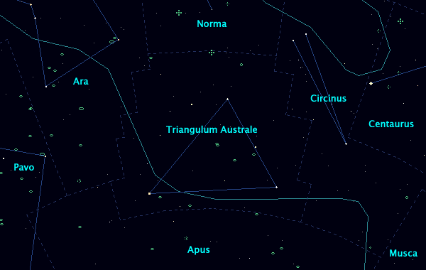 <Clickable Map of constellation Triangulum Australe>