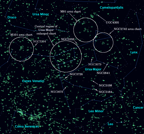 <Clickable Map of constellation Ursa Major>